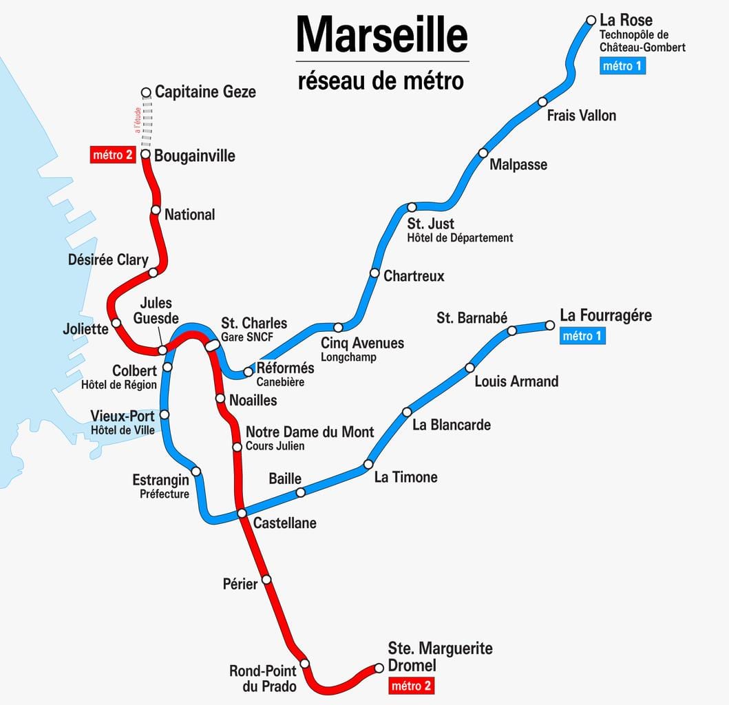 Marsiglia mappa della metropolitana pdf