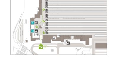 Mappa di Marsiglia stazione ferroviaria st charles
