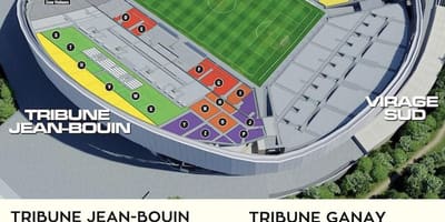 Mappa di Marsiglia, stadio di calcio 